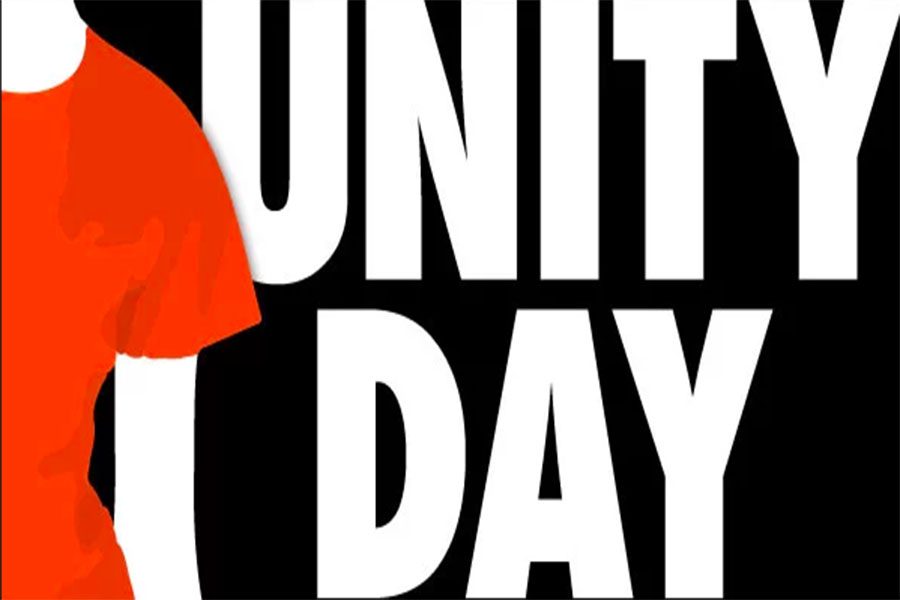 Wear orange on unity day