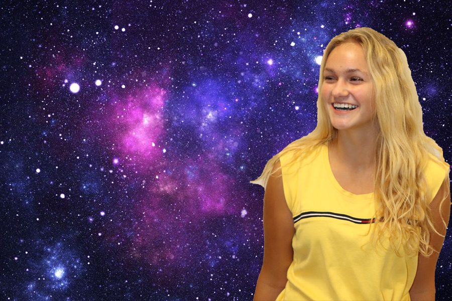 Baylee Brabender is smiling in space.